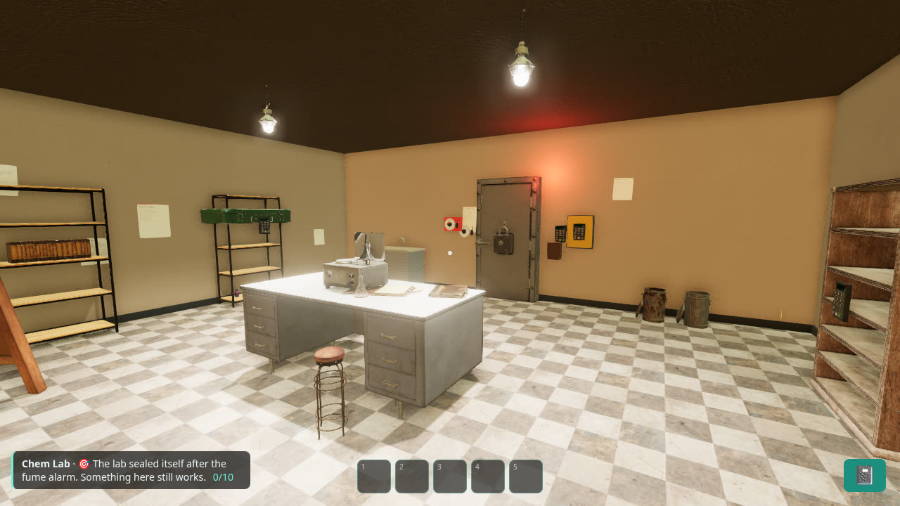 Lab Lockdown chemistry lab escape room screenshot